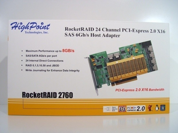 HighPoint RocketRAID 2760 Switch Architecture PCI-E x16 24-Port