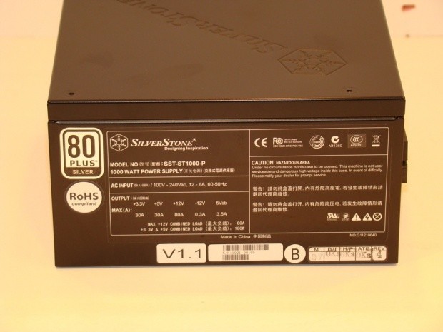 SilverStone Strider Plus ST1000-P 1000W Modular Power Supply 14