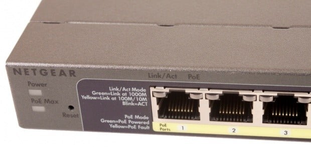 NETGEAR ProSafe GS110TP POE (Power over Ethernet) 8-Port Smart Switch 08