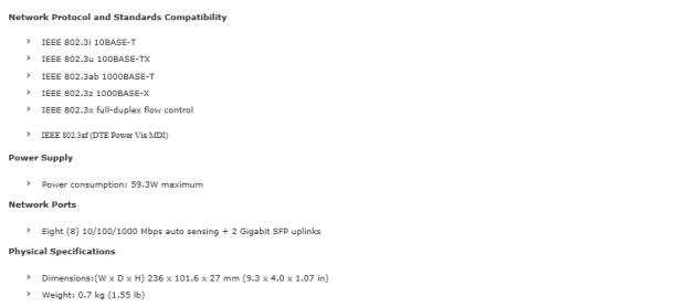 NETGEAR ProSafe GS110TP POE (Power over Ethernet) 8-Port Smart Switch 14