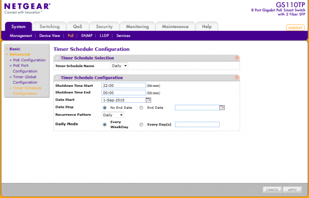 NETGEAR ProSafe GS110TP POE (Power over Ethernet) 8-Port Smart Switch 34