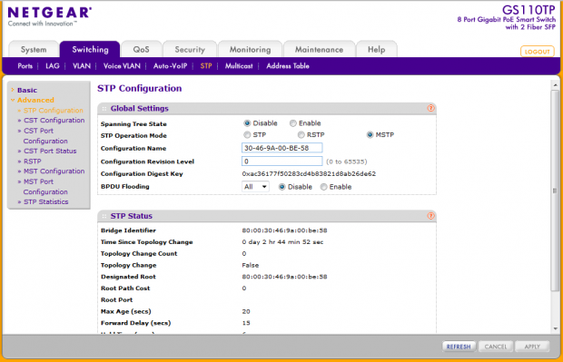 NETGEAR ProSafe GS110TP POE (Power over Ethernet) 8-Port Smart Switch 39