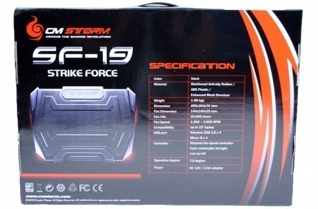Cooler Master SF-19 Strike Force Notebook Cooler 04