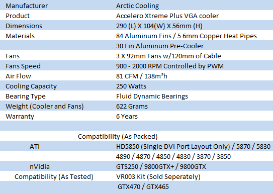 Arctic Cooling Accelero XTREME Plus VGA Cooler 01