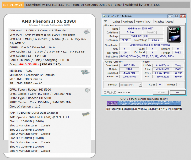 Smooth Creations Battlefield Phenom II X6 1090T Custom Gaming PC 52