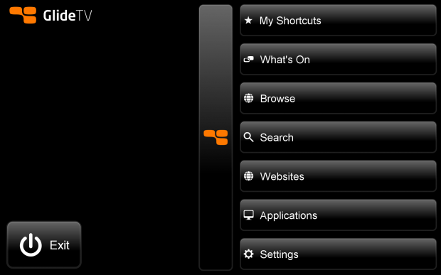 GlideTV Navigator Wireless Media Remote w/ Touchpad 14