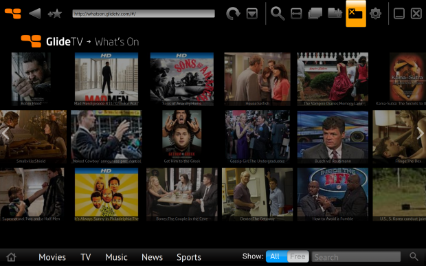 GlideTV Navigator Wireless Media Remote w/ Touchpad 16