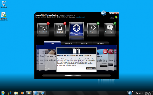 Lenovo ThinkCentre A70z All-in-One Desktop Computer 083