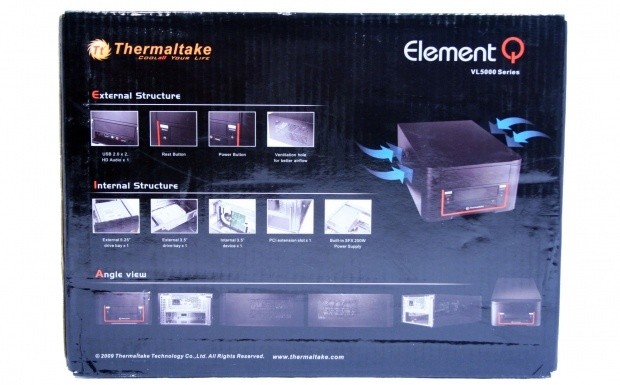 Thermaltake Element Q Mini-ITX Chassis w/ 220W Power Supply 04