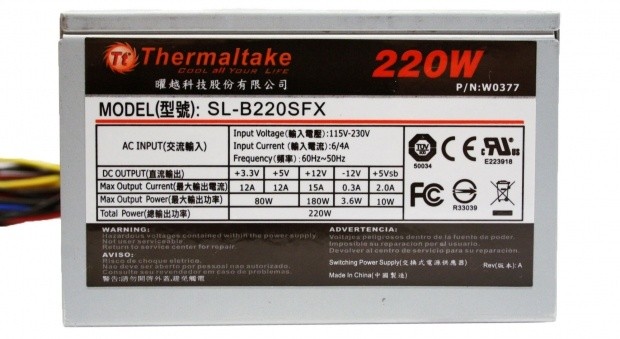 Thermaltake Element Q Mini-ITX Chassis w/ 220W Power Supply 14