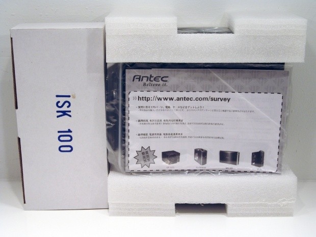 Open enlarged image Antec ISK100 Mini-ITX Desktop / HTPC Chassis 06