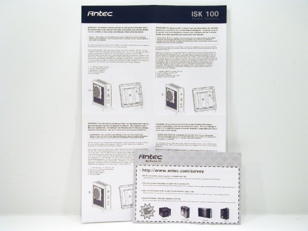 Open enlarged image Antec ISK100 Mini-ITX Desktop / HTPC Chassis 20