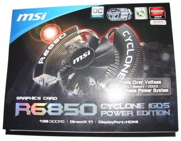 MSI Radeon HD 6850 Cyclone 1GB Power Edition Video Card 03
