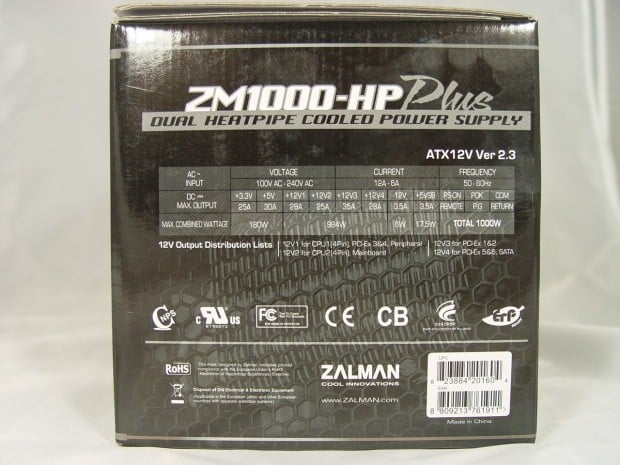 Zalman ZM1000-HP Plus 1000W Power Supply 06