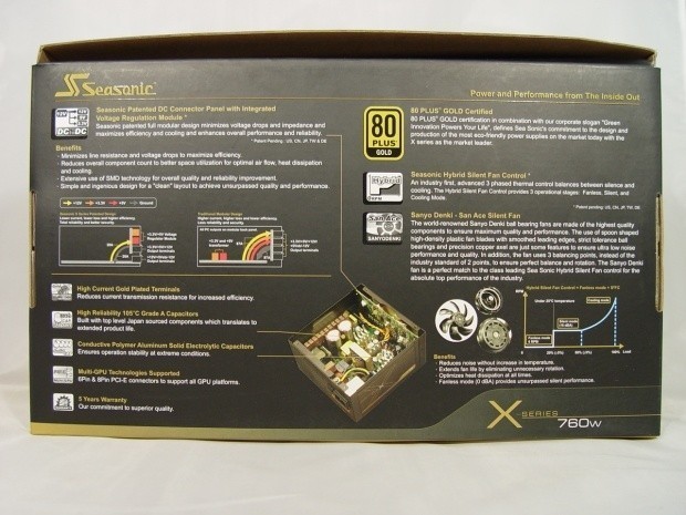 Open enlarged image Seasonic X-760 760W Power Supply 05