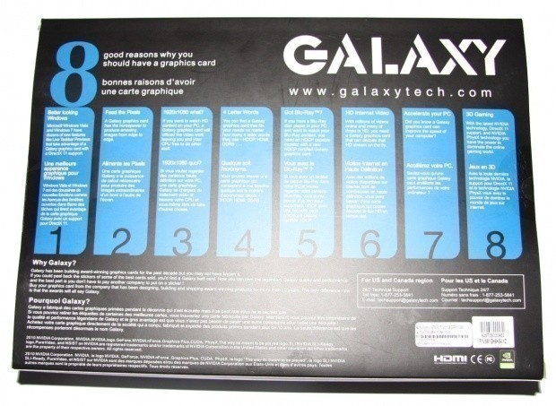 Galaxy GeForce GTX 560 Ti 1GB GC Video Card Overclocked 04