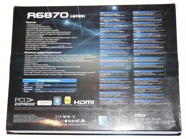 MSI Radeon HD 6870 1GB HAWK Overclocked Video Card Review 04