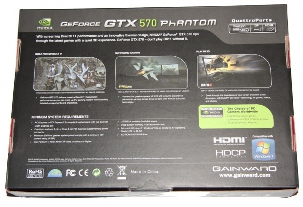 Gainward GeForce GTX 570 1280MB Phantom Video Card Review 04