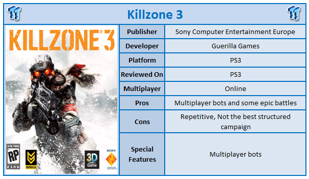 How to Play Killzone 3's Online Multiplayer Mode for PS3