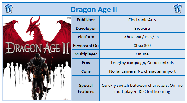 dragon age ii xbox
