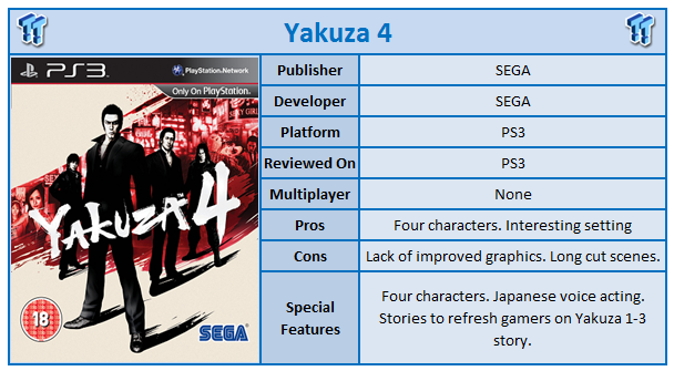 Yakuza 4 clearance ps3