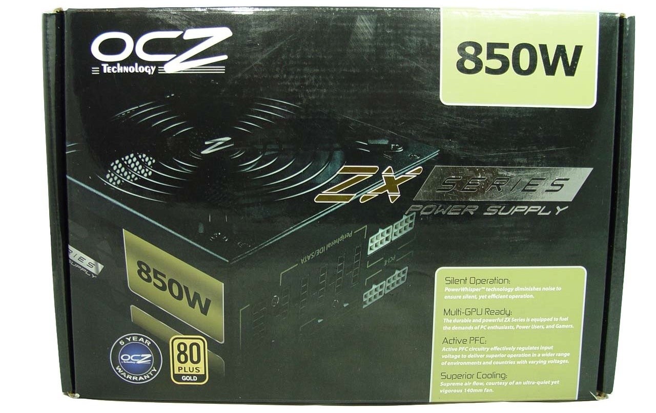 OCZ ZX 850 Series 850 Watt Power Supply Review