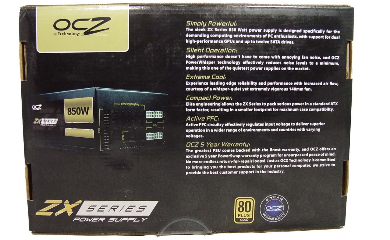 OCZ ZX 850 Series 850 Watt Power Supply Review | TweakTown