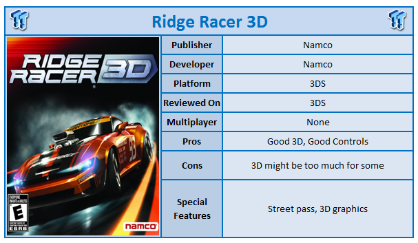 ridge racer 3ds