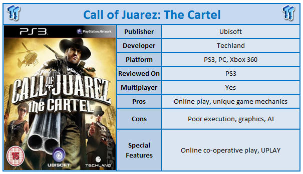 Call Of Juarez The Cartel Playstation 3 Review Tweaktown