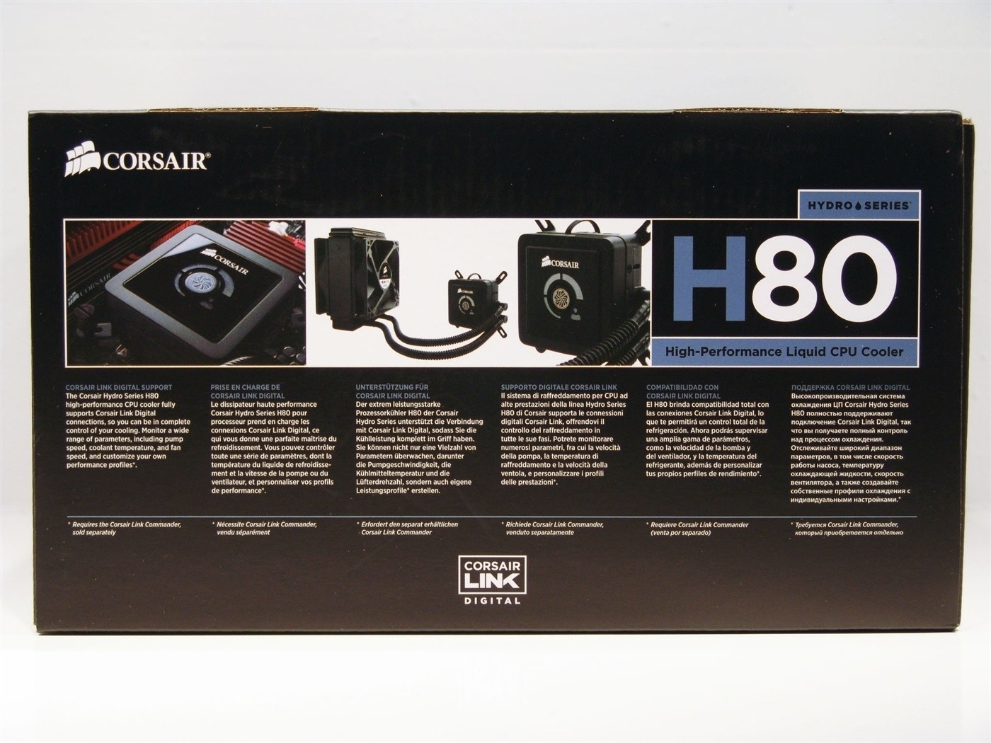 Corsair Hydro Series H80 Performance Liquid Cooler Review