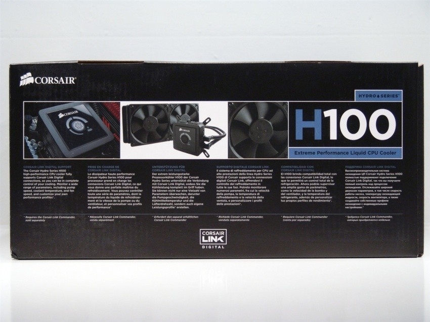 Hydro Series H100x High Performance Liquid CPU Cooler