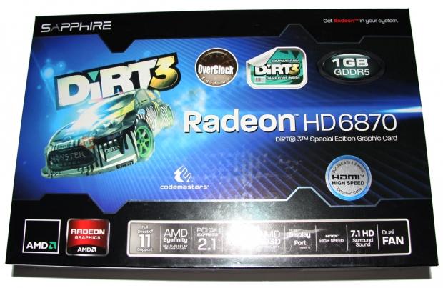 Sapphire Radeon HD 6870 Dirt 3 Edition OC Video Card Review 03