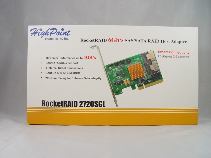 High Point RocketRAID 2720A 8-6GB/s SAS Port Raid HBA 