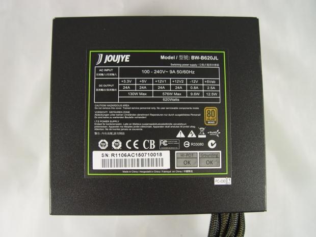 Jou Jye BW-B620JL 620W Power Supply Review 10 Jou Jye BW-B620JL 620W Power Supply Review 10
