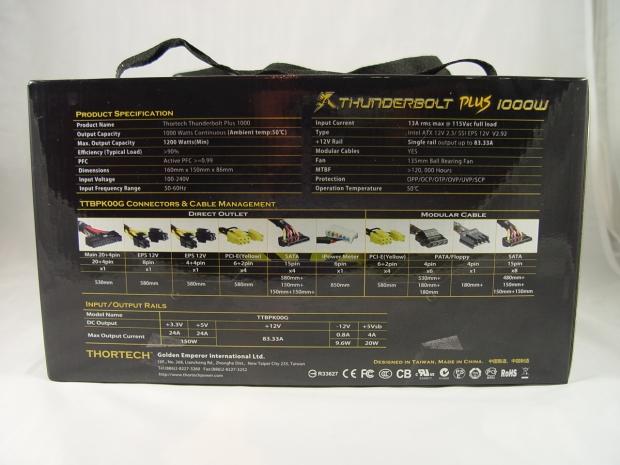 Thortech Thunderbolt Plus 1000W PSU Review 05