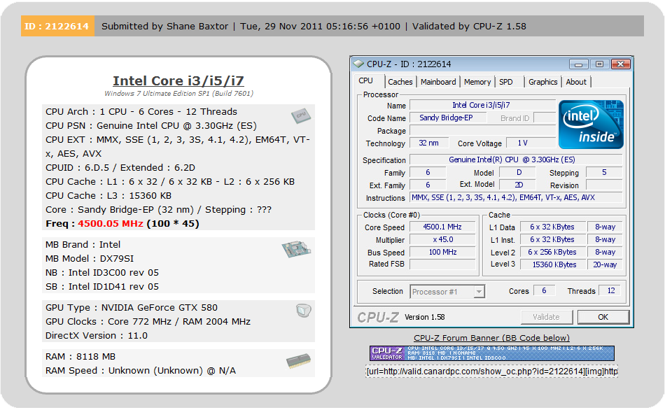 Intel DX79SI (Intel X79) Motherboard Review