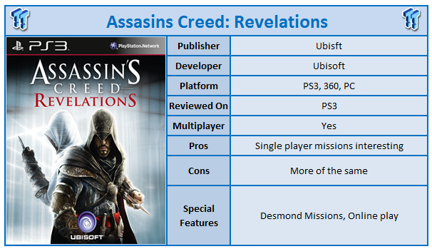 Assassin's Creed Revelations review