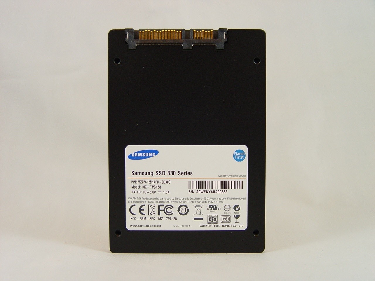 telex Lang Implement Samsung 830 Series 128GB Solid State Drive Review
