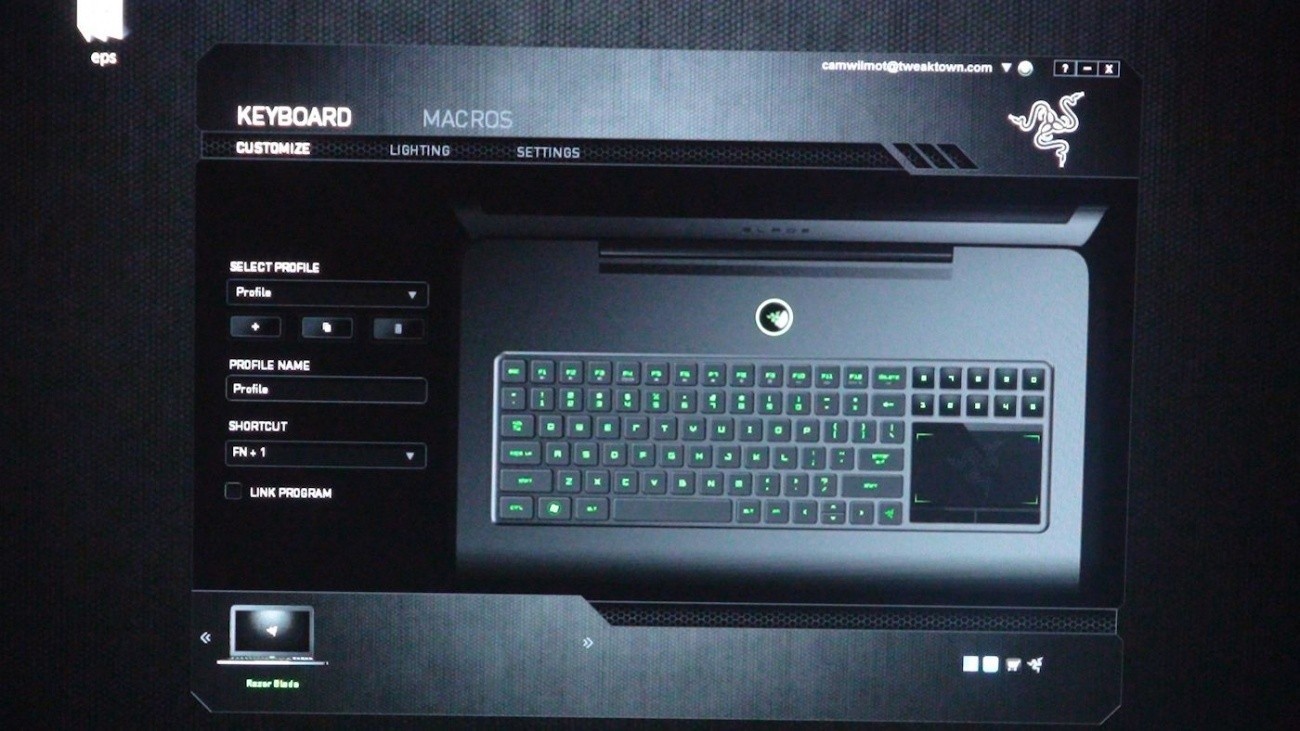 The apps on Switchblade UI are not working or crashing on my Razer Blade Pro
