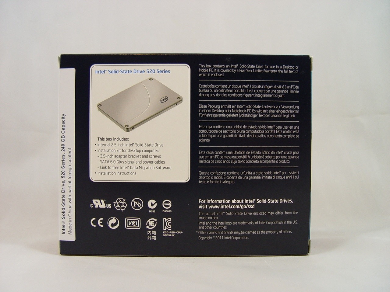 Dekorative konsulent Hurtig Intel 520 Series 240GB Solid State Drive Review