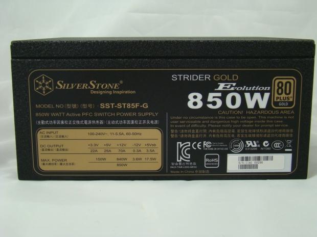 SilverStone Strider Gold Evolution 850-watt (ST85F-G) PSU Review 12 SilverStone Strider Gold Evolution 850-watt (ST85F-G) PSU Review 12