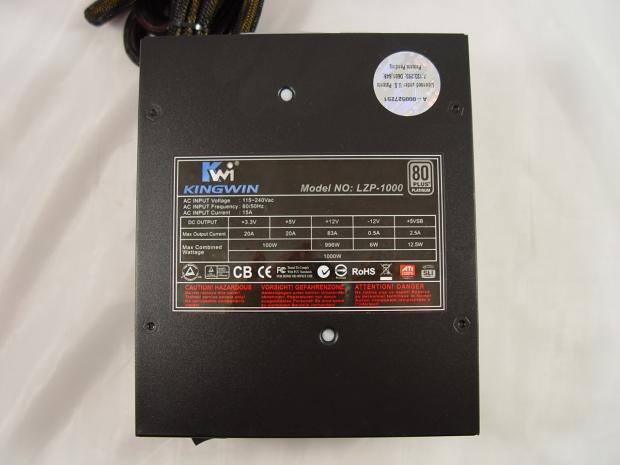 Kingwin Lazer Platinum LZP-1000 1000-watt Power Supply Review 11