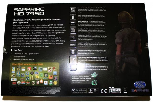 Sapphire Radeon HD 7950 3GB Video Card tested with Catalyst 12.2 04