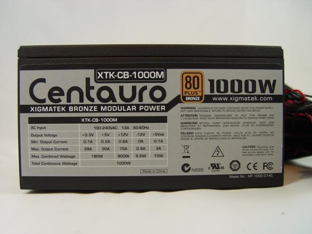 Xigmatek Centauro 1000-watt Power Supply Review 12