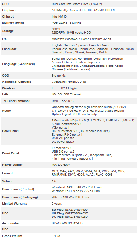 ARCTIC MC001-BD Entertainment Center PC with Blu-ray Player Review 01 ARCTIC MC001-BD Entertainment Center PC with Blu-ray Player Review 01