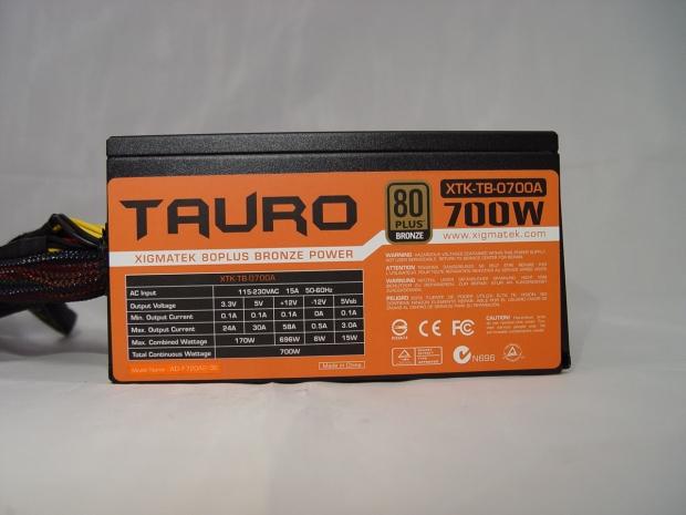 Xigmatek Tauro 700-watt Power Supply Review 13