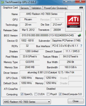 Sapphire Radeon HD 7870 2GB Flex Edition Video Card Review 02