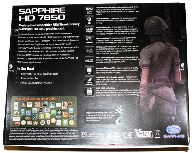 Sapphire Radeon HD 7850 2GB OC Edition Video Card Review 04