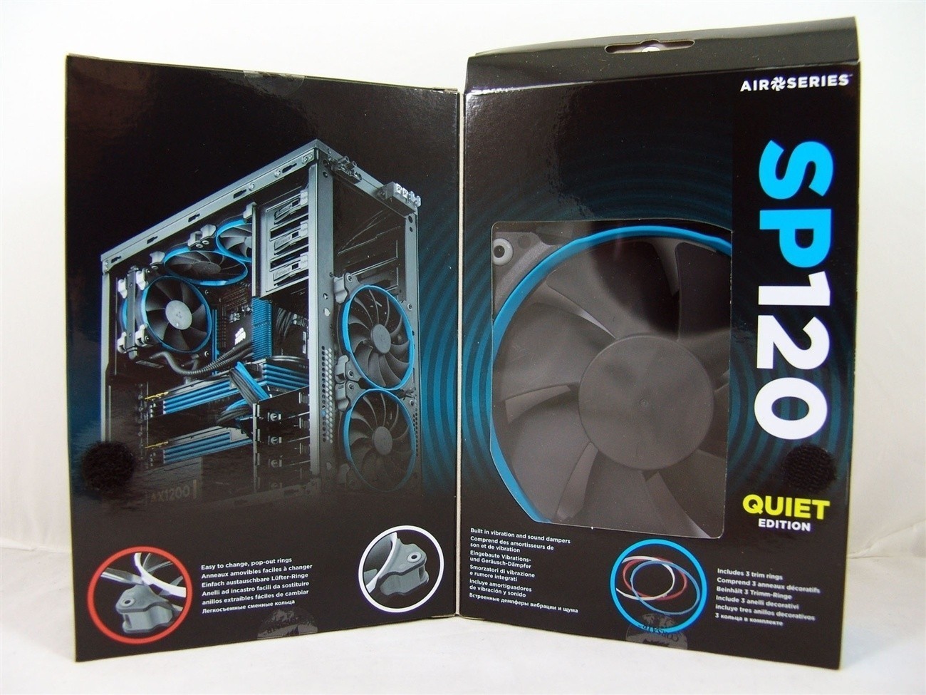 Corsair Air Series and SP Cooling Fans Review