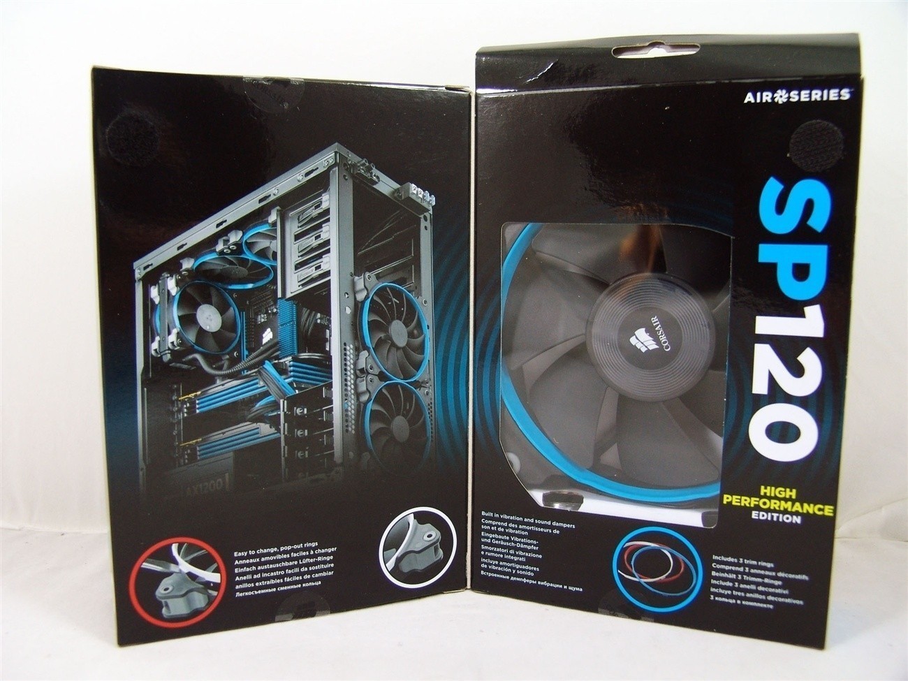 Corsair Air Series and SP Cooling Fans Review